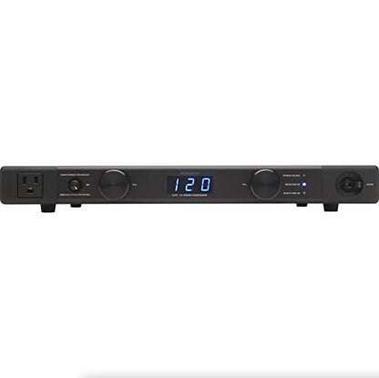 Furman Elite-15i 7-Outlet Linear Filtering AC Power Source | 15A power conditioner, 7 outlets, 3 isolated banks, SMP surge, LiFT filtration, EVS shutdown, 1RU