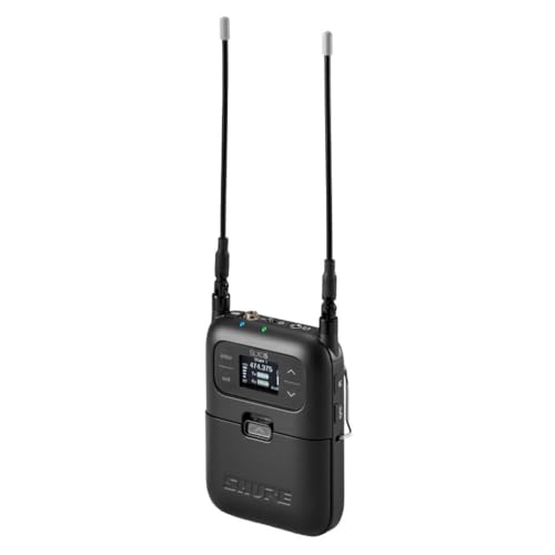 Shure SLXD25/SM58 Portable Digital Wireless System with SLXD2 Handheld Transmitter with SM58 legendary Cardioid Dynamic Vocal Microphone and SLXD5 Single-Channel Receiver | G58 Band (SLXD25/SM58-G58) - style: G58 Band (470-514 MHz)