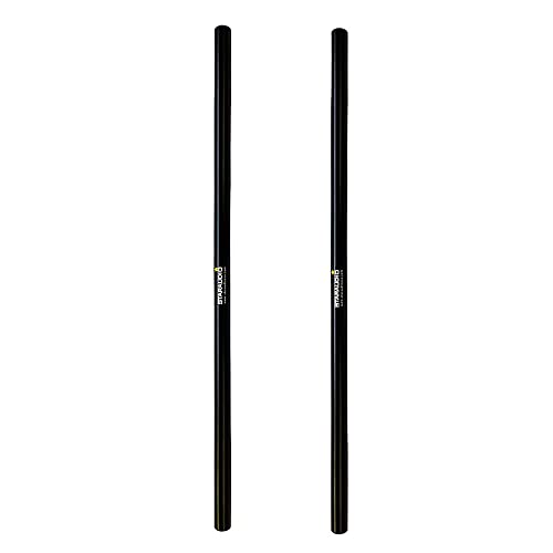 Pair 1 Meter On-Stage Stands Subwoofer Speaker System Black Shaft Poles Steel Subwoofer to Speaker 3.3ft Pole Mount Stand
