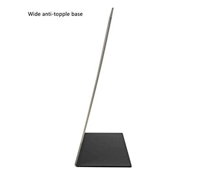 Marketing Holders 4 Pack Acrylic Mirror 9" x 12" Slant Back Reflective Portable Lucite Stand for Retail Jewelry Piercing Counters Makeup Vanities and Hair Salons - size: 9"w x 12"h