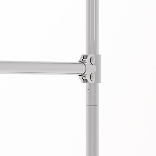 Econoco Brand Commercial Rolling Z-Rack with Add-On Hang Bar - Black Base - color: Black, style: Z Rack with Add On Hang Bar