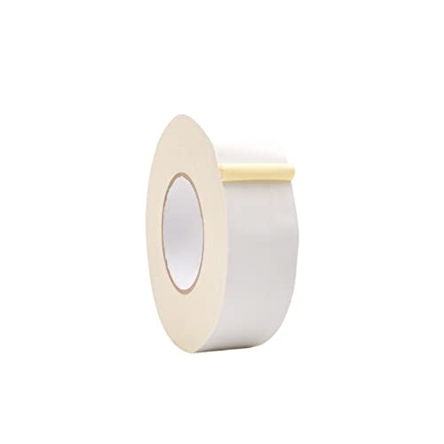 WOD GTC12 White Gaffer Tape Low Gloss Finish Film, 2 inch x 45 yards, Residue Free, Non Reflective, Easy Tear, Cloth for Photography, Filming Backdrop, Production - color: White, size: 2" inch