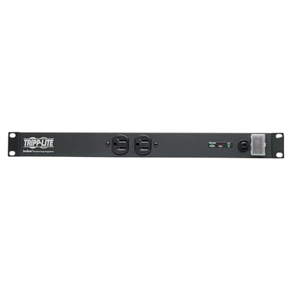 Tripp Lite 12-Outlet Rackmount PDU Isobar Surge Protector Power Strip, 15A, 3840 Joules, 15ft Cord with 5-15P Plug, 1U Rack-Mount, Lifetime Manufacturer's Warranty & $25,000 Insurance (ISOBAR12ULTRA) - size: 15 Amps, style: Premium Surge Protection