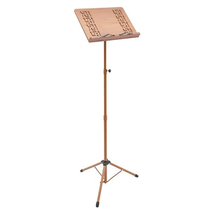 Sheet Music Stand & Desktop Book Stand, Rotatable Music Book Holder Stand,Wooden Portable Sheet Music Table Stand Height Adjustable from 27.5-70.8in with Book Stand Support,Foldable Tripod - color: 27.5-70.8in