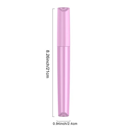 Plastic Travel Toothbrush Cover Portable Toothbrush Box, Breathable Design with Air Hole More Container Toothbrush Tube Container for Home Daily Travel Camping School Business Trip (Pink) - color: Pink