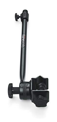 Gator Frameworks Adjustable Clamp-On Angled Mini Interlocking Design 16 Inch Boom Arm (GFW-MIC-CLMPBM16) - size: 5.75x15.65x2.15 inches, style: 16" Boom - Clamp