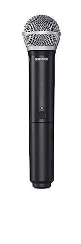 Shure BLX1288/CVL UHF Wireless Microphone System - Perfect for Church, Karaoke, Stage, Vocals - 14-Hour Battery Life, 300 ft Range | Includes Handheld & Lavalier Mics, Dual Channel Receiver | H8 Band - style: H8 Band (518-542 MHz)
