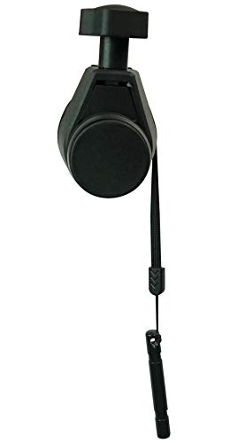 Rockville RSPAT M20 Subwoofer to Speaker Steel Pole Mount Adjustable Stand | M20 Threaded, 33.5" to 55" Height, 140 Lb Load, 35mm Diameter, Portable, DJ/Live Sound, Fits JBL/QSC/PreSonus/RCF/Mackie Subs