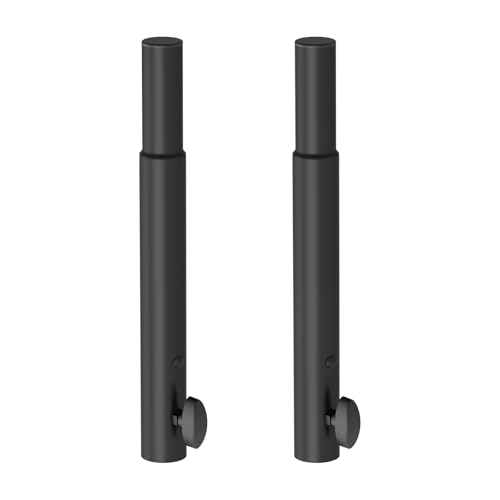 Pair Extended Pole Mount Lift Tripod Stand by 10.6" Rod Adapters