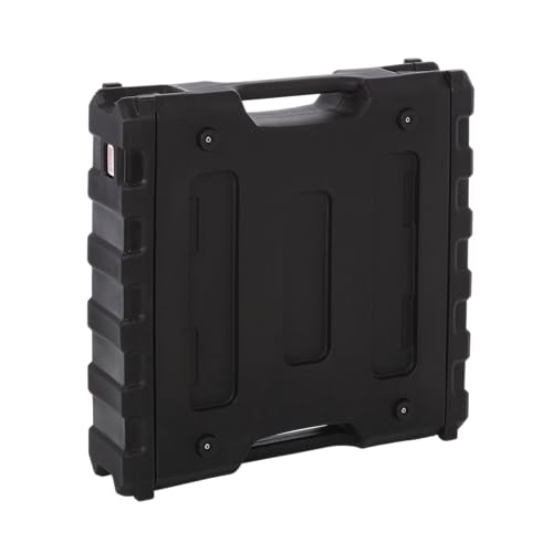 Gator Cases Pro Series 2U Rack Case with Standard 19" Depth, Roto Molded Made in USA (G-PRO-2U-19) | Made in the USA Molded Hard Shell Front & Rear Threaded Rack Rails Side Carry Handles - size: 2U Rack Space, style: Standard - 19" Deep
