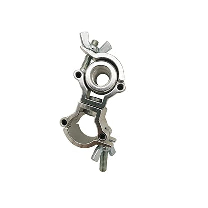 Mini Dual Swivel Coupler Truss Clamp for 0.7-0.8 Inch 18-20mm Tubing 2pcs