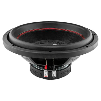 DS18 SLC-12S Subwoofer in Black - 12-Inch Speaker, 500W Max Power, 250W RMS Power, Aluminum 4 Layer Voice Coil, Black Steel Frame, SVC, 4 Ohm Impedance, Ferrite Magnet (1 Speaker) - style: 12 inch