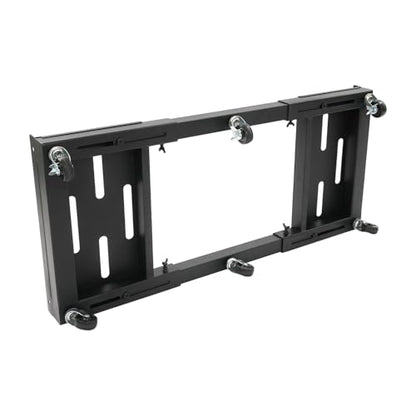 2000LBS Heavy Duty Moving Dolly with 6 Swivel Wheels, Expandable Furniture Dolly Cart Up to 43.7” Wide, Thicken Steel Frame Appliance Mover for Building Materials, Heavy Equipment, All Terrain Use