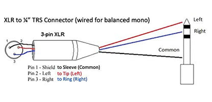 Custom Cable Connection 10 Foot Neutrik NC3FXX Female XLR to Neutrik Rean NYS228 1/4 Inch (6.35mm) TRS Balanced Pro Audio Cable - size: 10 Foot, style: Female (Black)