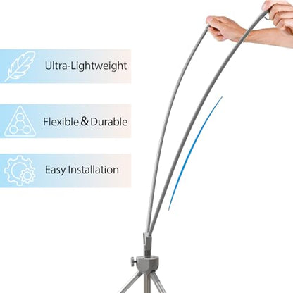 BTDVR 6-Pack Adjustable X Banner Stand with Portable Travel Bag, Fits 23x63 to 32x78 Inch or 2x6ft Banner stand for display, The Ultimate Value for Trade Shows, Retail & Events - size: 6 PACK