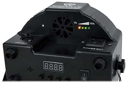 Rockville Battery Par 6RF Black RGBWA, UV Wireless DMX LED Wash Light | 15-Hour Rechargeable Battery, RF Remote Included, 6x6W LEDs, Sound Activated, Strobe, Dimmer, XLR DMX In/Out, Dual Bracket - color: Black