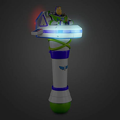 Disney Store Official Toy Story Buzz Lightyear Light-Up Bubble Wand – Interactive LED Toy, Perfect for Kids & Fans of the Movies, Ideal for Outdoor Play & Parties, Durable & Safe for All Ages - style: Buzz Lightyear