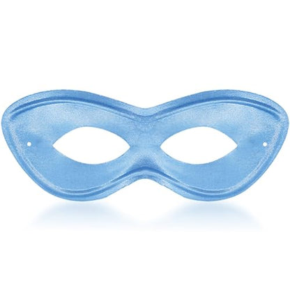 Light Blue Super Hero Fabric Eye Mask - 2.87" x 8.25" - Durable, Comfortable & Perfect Fit - Ideal for Parties, Cosplay & More - color: Light Blue