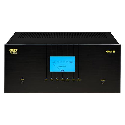 OSD Audio Nero XMAX11 Class A/B 11-Ch Home Theater Amplifier, 3X 310W + 8X 135W, 2X Toroidal Transformers, XLR/RCA Inputs - size: 11 Channel