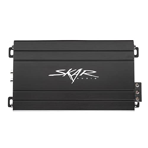 Skar Audio SK-M4004D Compact Full-Range Class D 4 Channel Car Amplifier, 400W - size: 400 Watt RMS Class D Four Channel