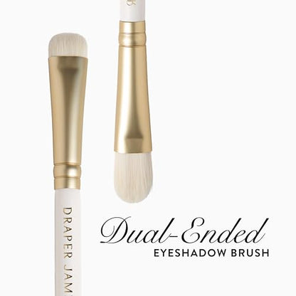 LAURA GELLER Makeup Brushes - Dual-Ended Eyeshadow Brush, Limited Edition Draper James Design - style: 23 Dual-Ended Eyeshadow Brush (Limited Edition)