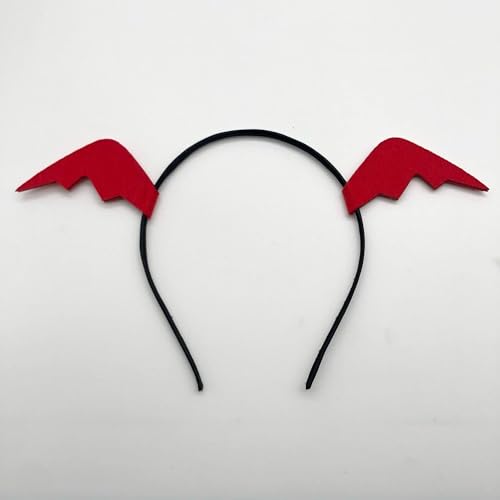 Halloween Bat Wings Headband Hair Clips for Women Devil Wing Hair Bands Barrettes Halloween Hair Accessories Cosplay Decorations