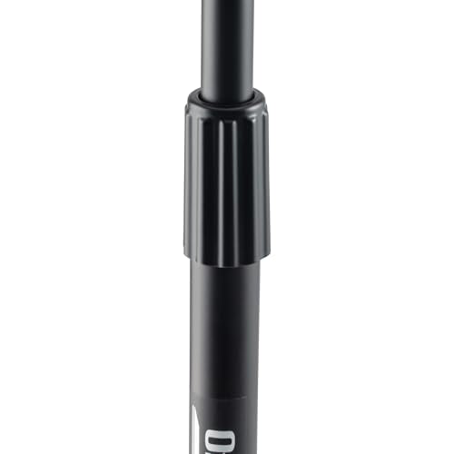 On-Stage MS7201B Round-Base Mic Stand (Supports Dynamic and Condenser Microphones, Height Adjustable 33"–60", Standard 5/8"-27 Threading, 7 lb, 10" Metal Base, Rubber Feet, Cable-Management Clip) | 7 lb weighted base with die-cast zinc clutch and 5/8-27 t