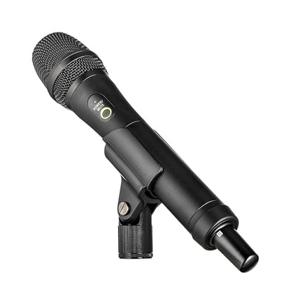Sony 2X UTX-M40 Wireless Handheld Microphone Transmitter – Cardioid Mic for Live Performance, Interviews & Broadcasting – UC25 (536–608 MHz) | Cleaning Cloth | 2X Mic Stand | Bag | More (Renewed)