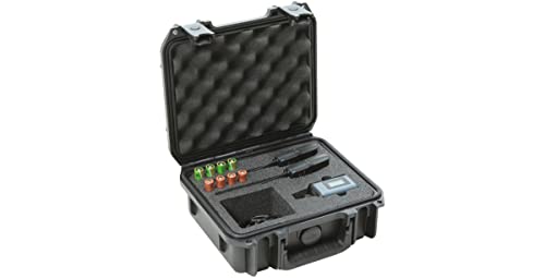 SKB 3i0907-4-SWK iSeries 0907-4 Sennheiser EW Wireless Mic Case (3i09074SWK) | Hard waterproof shell protects microphone gear, cradles handheld transmitter and receiver, secure latching lid