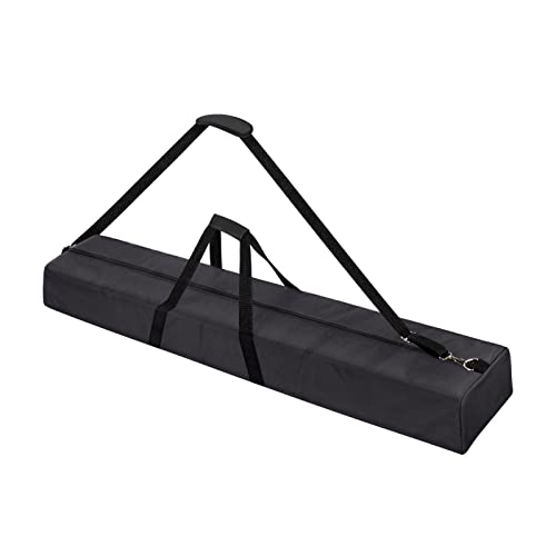 47" Long Tripod Carrying Bag for Speaker Light Mic/Microphone Stands | Adjustable Shoulder Strap, Heavy Duty Handle, Double Zipper - size: 47‘’