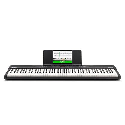 Alesis Recital Play 88-Key Piano Keyboard Bundle | Portable, 480 Voices, Split/Layer Modes, Includes Lessons, Stand, Sustain Pedal, Headphones, Carry Bag, for Beginners - size: 88 keys + accessories, style: Recital Play w/ Accessories