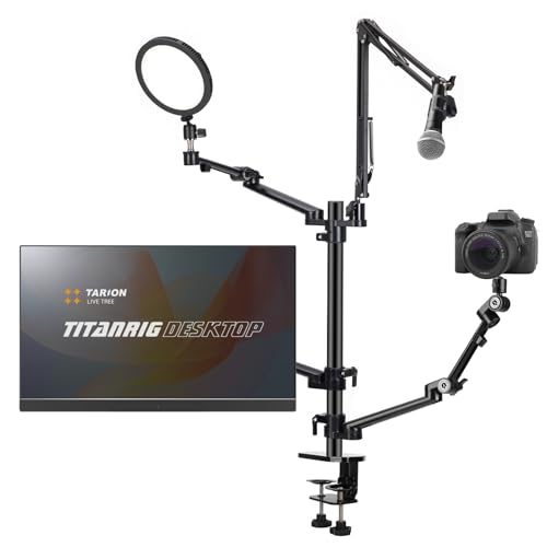 TARION 4-in-1 Desktop Live Stream Stand Arm Set Titanrig Live - size: 4-in-1 Desk Set