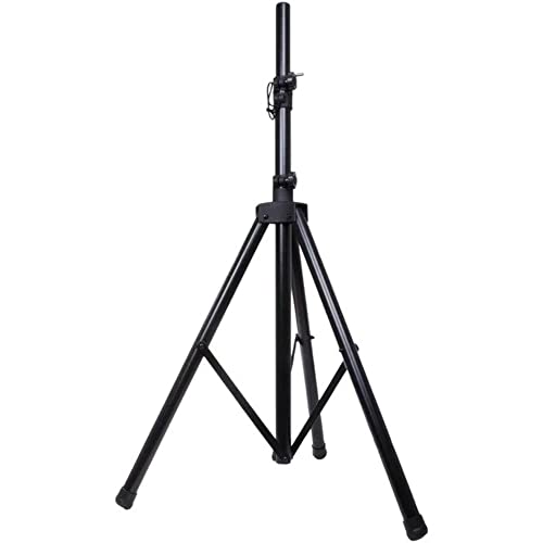 QFX S15 Speaker stand | Collapsible Tripod Design for Large-Size Speakers, 80 lbs. Load Capacity, 1.38" Diameter Hole Mount, Locking Pin