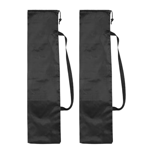 PATIKIL 32 x 8 Inch Tripod Carrying Case, 2 Pack Camera Tripod Carrying Bags Oxford Cloth Padded Bag for Camera Gear Mic Light Stand Sheet Music Photography Accessories, Black - size: 32 x 8 Inch