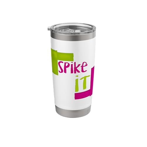 Spike It – Funny Theater Tech & Stage Crew Gaff Tape Design Stainless Steel Insulated Tumbler - color: White
