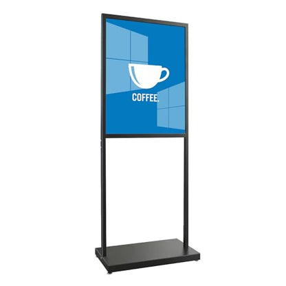 22x28 Inch Floor Stand Sign Holder, Heavy Duty Pedestal Poster Stand Double Sided Display for Business, Retail & Real Estate