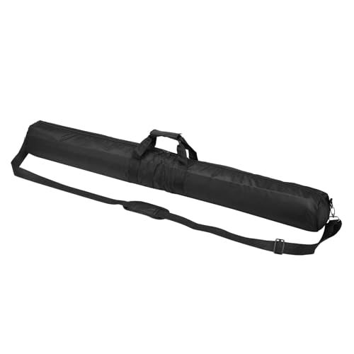 PATIKIL Tripod Carrying Case, 43.3" x 5.1" Heavy Duty Nylon Padded Tripod Bag with Adjustable Shoulder Straps and Handles for Light Stands Umbrellas Tripods Mic Speaker Stand, Black - size: 43.3" x 5.1"