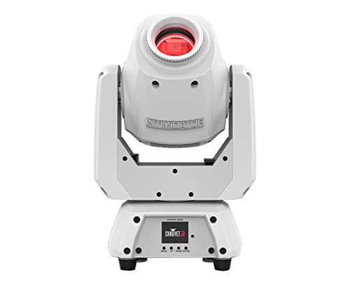 Audiosavings Bundle: Chauvet DJ Intimidator Spot 260X White DMX LED Moving Head Light w/RF Receiver Bundle with Rockville ROCKFORCE 384 Channel Light/Fog DMX Lighting Controller+MIDI Control (2 Items)