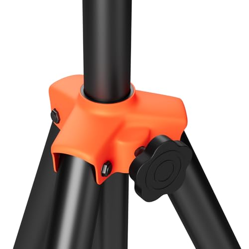 NBVOICE Speaker Stands Heavy Duty - Adjustable Height 50.5'' to 83.5'', Speaker Tripod Stand with Non-Slip Rubber Feet,144lbs Load Capacity for Stage/DJ/Party, Fits 1.38"&1.63" Speaker Poles (1-Pack)