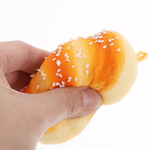 NOLITOY 6pcs Bread Model Fake Bread Pu Roll Toy Artificial Loaf for Cake Shop Decoration Photography Props Home Window Display 2.75 X 2.36 X 1.18 in - size: 7X6cm