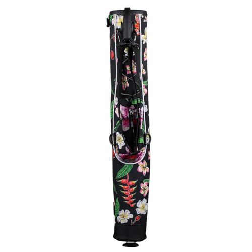 Orlimar Pitch ‘N Putt Lightweight Golf Stand Bag for Men & Women - color: Hibiscus Flowers