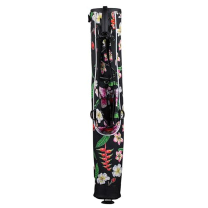 Orlimar Pitch ‘N Putt Lightweight Golf Stand Bag for Men & Women - color: Hibiscus Flowers