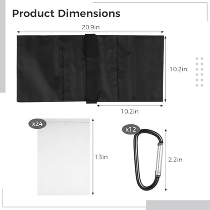 12 PCS Photography Weight Bags Set, Empty Heavy Photo Studio Filled Weight Bags, Sandbag Set for Photography Tripod Stand Sports Outdoor Photo Video Studio Boom Brackets