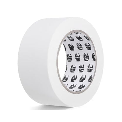 Bates Gaffers Tape, 2 Inch x 23 Yards, White, Non-Reflective, No Residue, Floor & Cable Tape - color: White, size: 2 Inch x 23 Yards