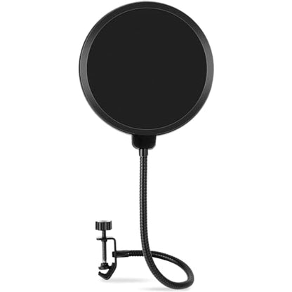 Sennheiser Profile USB Condenser Microphone with Desktop Stand Bundled with Closed-Back Headphones + Microphone Boom Arm + Wind Screen Pop Filter + Microfiber Cleaning Cloth (5 Items) - style: Profile Mic + HD 280 + Arm & Pop Filter