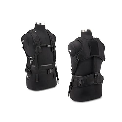 PROAIM Cube Universal Jacket for Field Audio Recorder Bags, 20kg / 44lb | Take the weight of a heavy audio bag off your shoulders — vest-style harness spreads 20kg across your body, padded straps