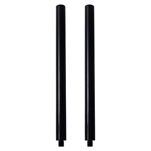 Sound Town 2-Pack 20" Subwoofer/Speaker Extender Poles, Fits M20 Threading,110 LB Load Capacity,Black (STSD-M20B-PAIR) - size: 20", M20 Thread, Black