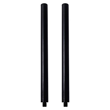 Sound Town 2-Pack 20" Subwoofer/Speaker Extender Poles, Fits M20 Threading,110 LB Load Capacity,Black (STSD-M20B-PAIR) - size: 20", M20 Thread, Black