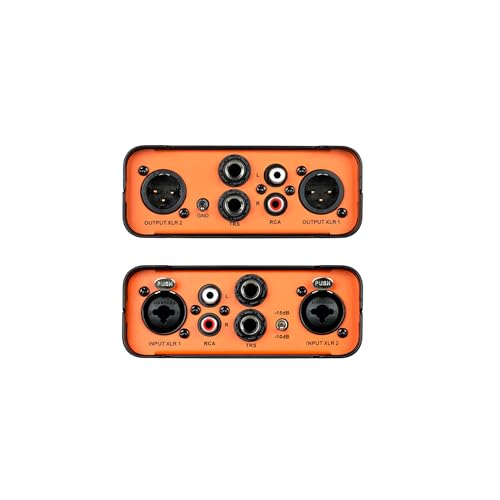 StudioMan IS-3 Dual Channel Audio Signal Isolator - Professional DI Box with Balanced XLR/RCA/TRS Inputs, 10dB/15dB Pad & Ground Lift for Guitar, Bass, Keyboards, Media Players