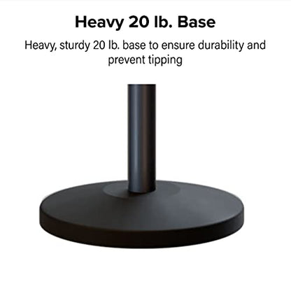 CCW Post and Rope Stanchion Kit, 2 Satin Stainless Steel Crown Top Posts - color: Dark Blue Rope, size: Satin Stainless Steel